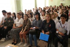 Уроки мужества в Астраханском технологическом техникуме